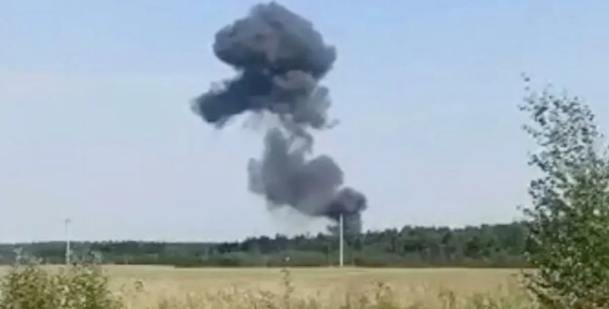 Авиакатастрофа под Москвой / кадр из видео​
