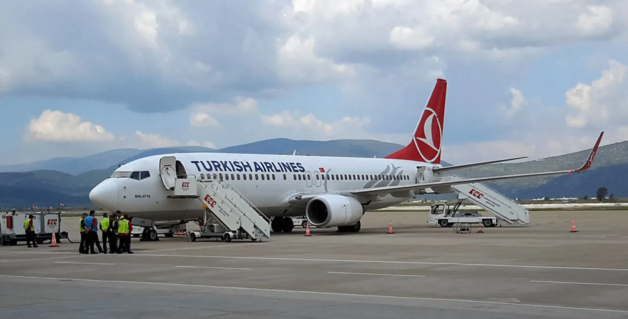 Turkish Airlines можа патрапіць пад санкцыі ЕС / ілюстрацыйнае фота twitter.com/avianewscom