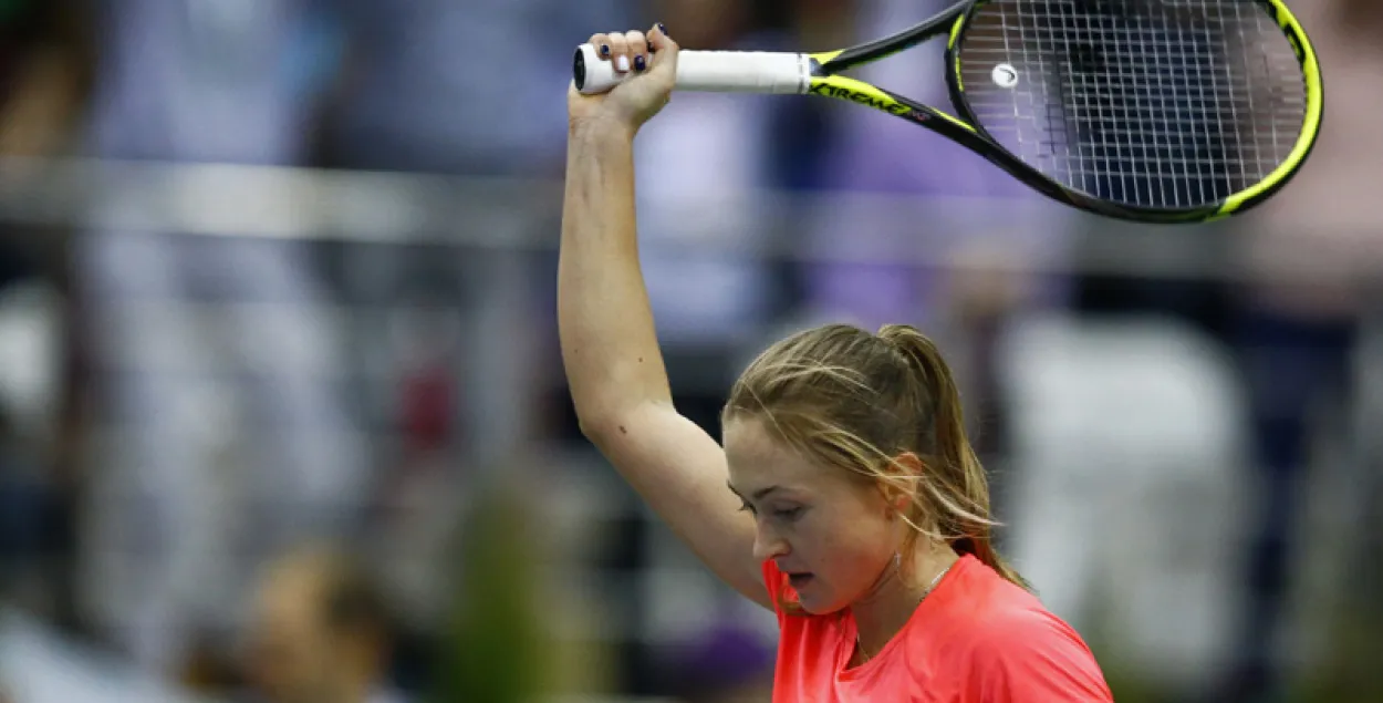 Аляксандра Сасновіч выйшла ў паўфінал турніру WTA ў Брысбене