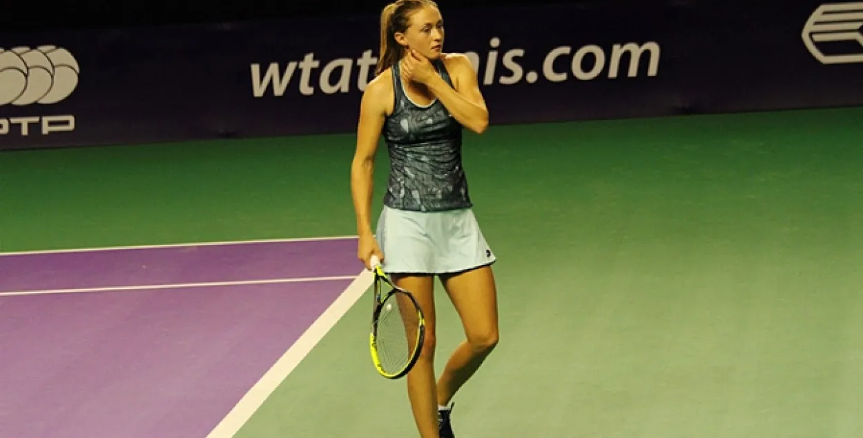 Аляксандра Сасновіч пакідае Australian Open