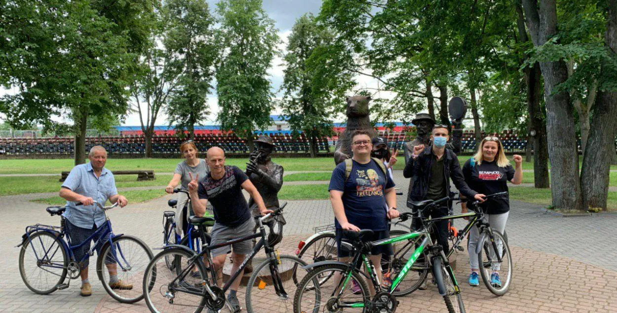 Участники велопробега в Сморгони рассказывают о своём задержании