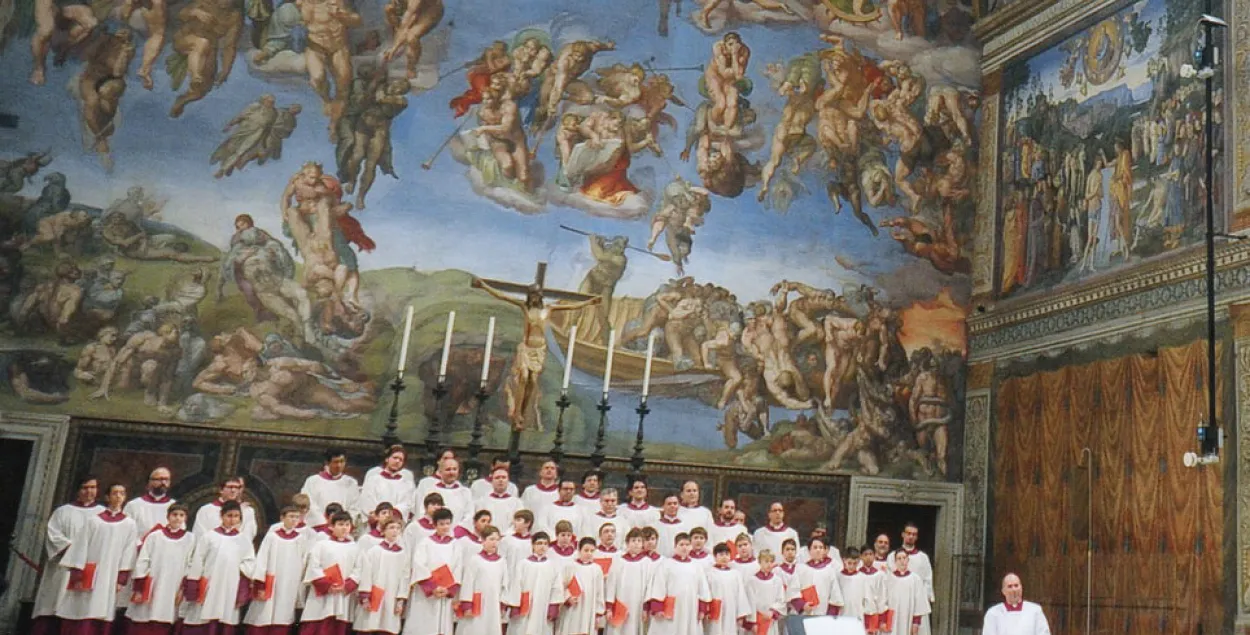На фестываль “Магутны Божа” ў Беларусь можа прыехаць Папская Сікстынская капэла