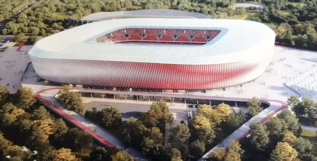 Проект стадиона / @minskiygorispolkom