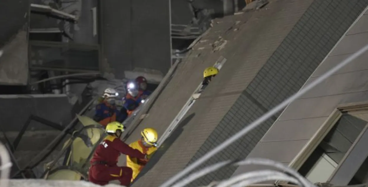Колькасць ахвяраў землятрусу на Тайвані дасягнула 14 чалавек