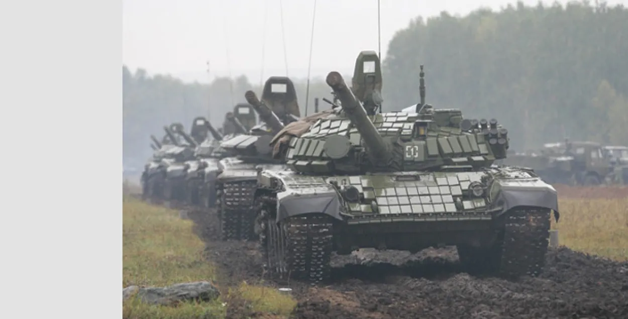Мінабароны Беларусі абвяргае перакідку расійскай танкавай арміі ў Беларусь