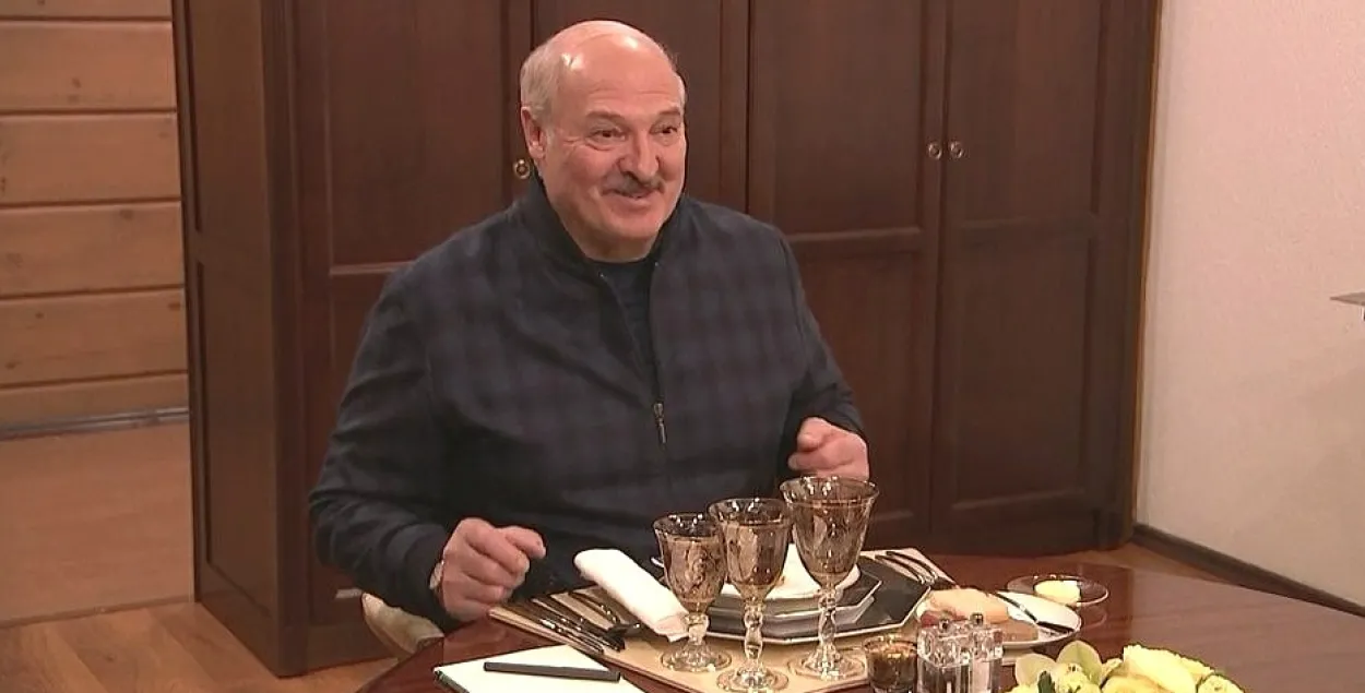 Лукашенко во время встречи с Путиным / kremlin.ru​