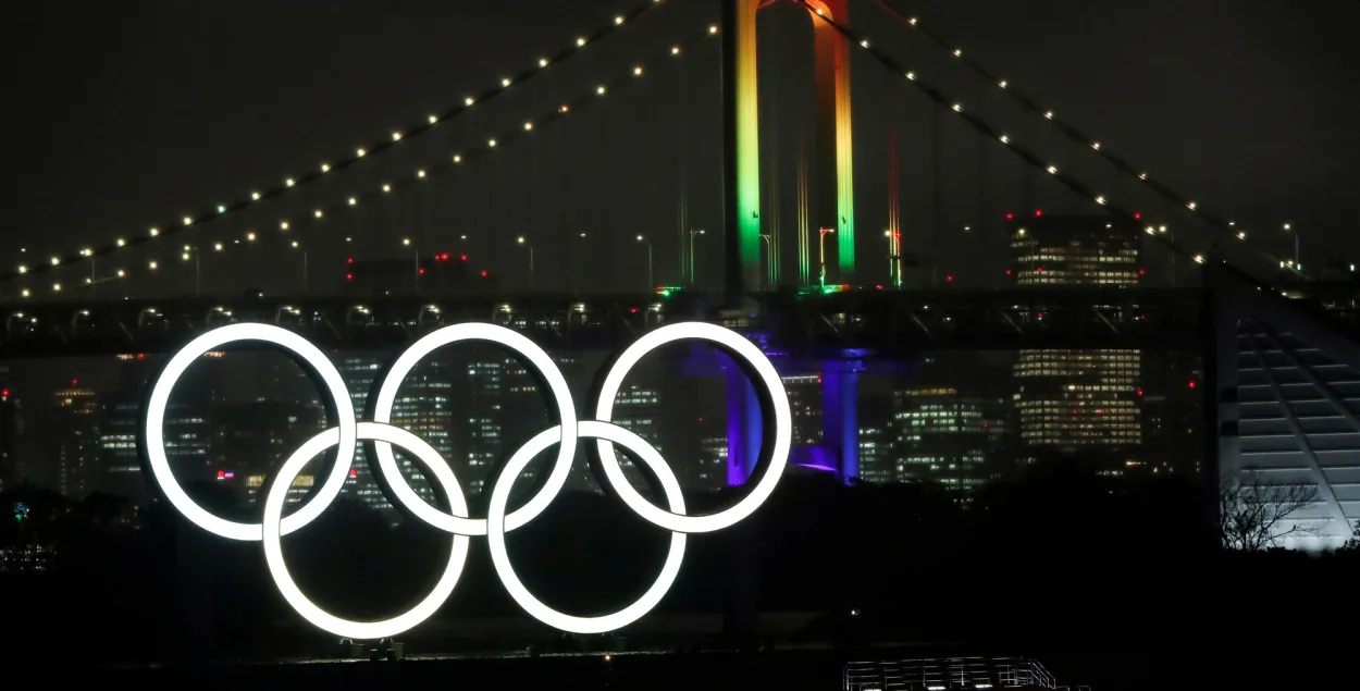 За сто дзён да Алімпіяды ў Токіа падсвяцілі мост​&nbsp;/ Reuters