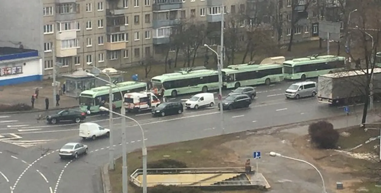 У Мінску тралейбус збіў 86-гадовага пенсіянера