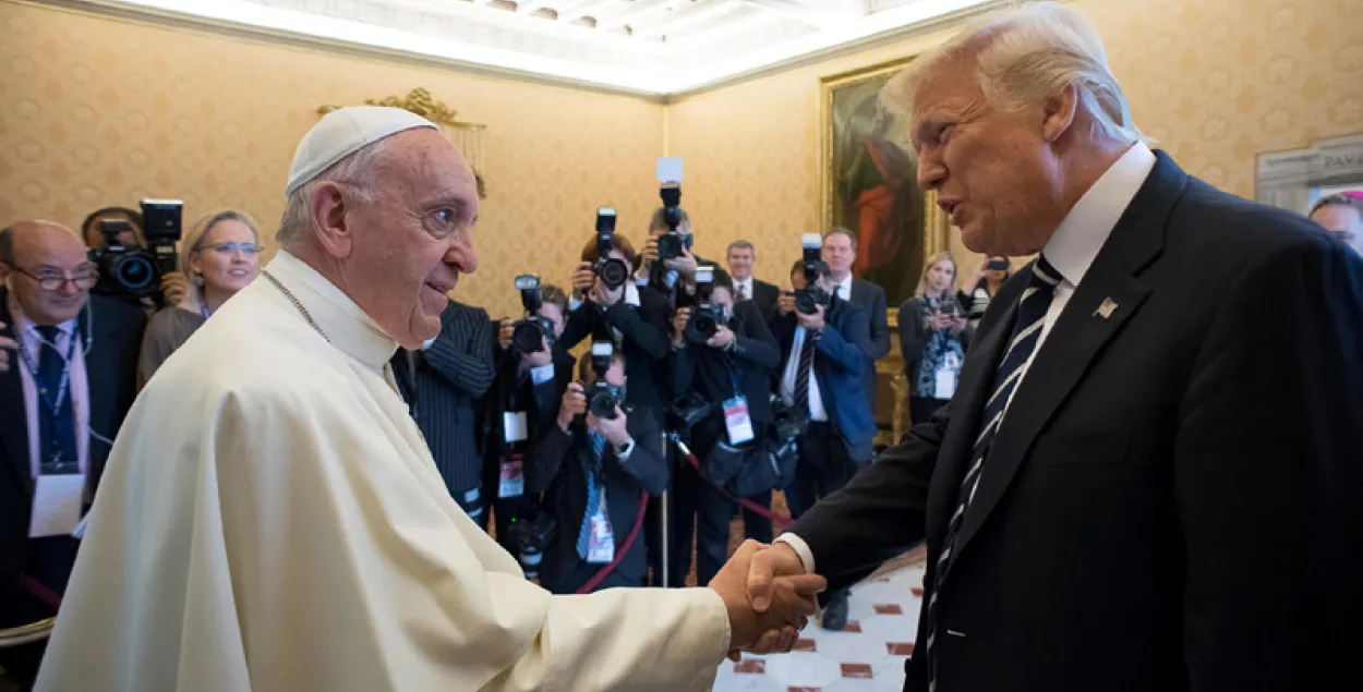 Дональд Трамп сустрэўся з папам Францыскам