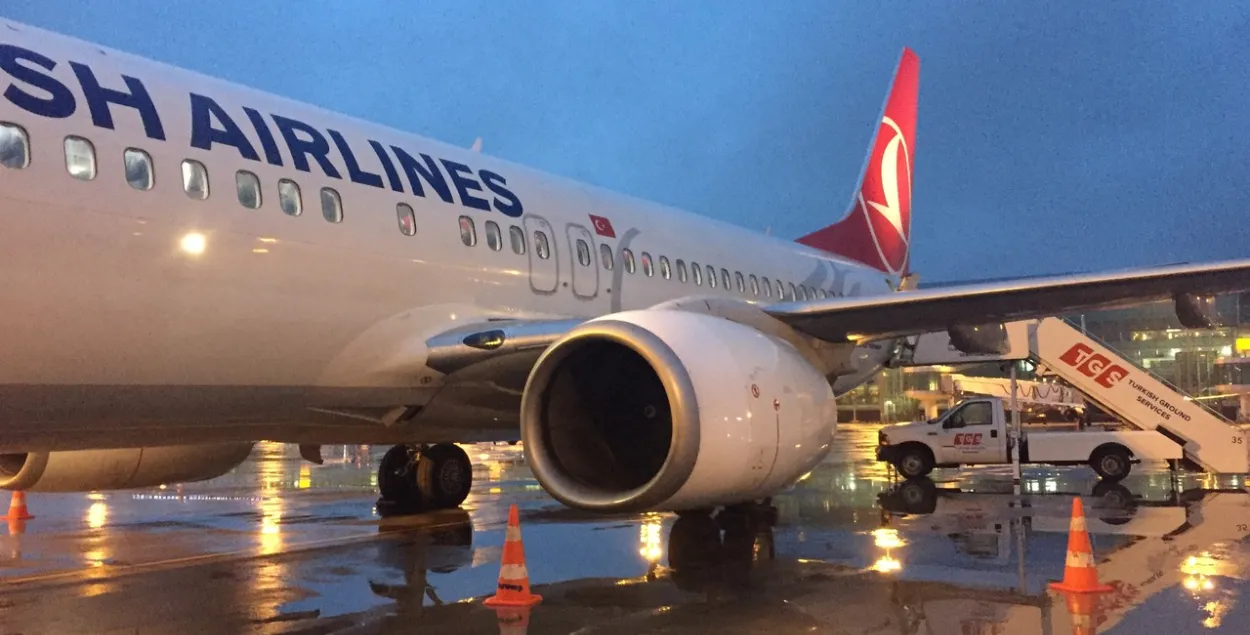 Самалёт кампаніі Turkish Airlines / фота з адкрытых крыніц​