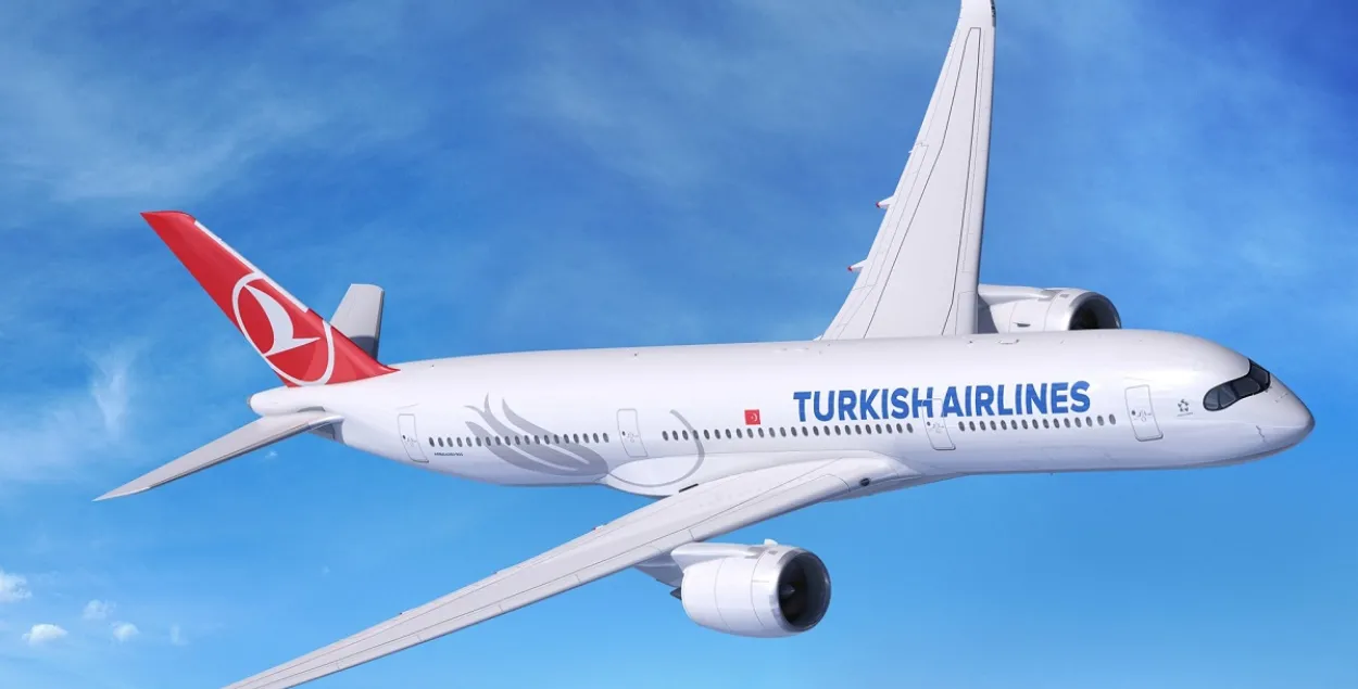 Turkish Airlines падоўжыла адмену рэйсаў Стамбул-Мінск да 30 чэрвеня