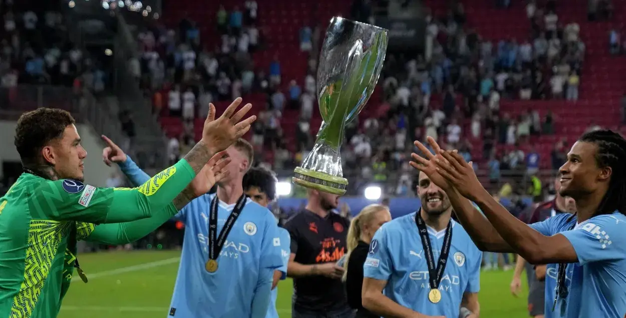 "Манчестер Сити" с Суперкубком УЕФА / AP Photo
