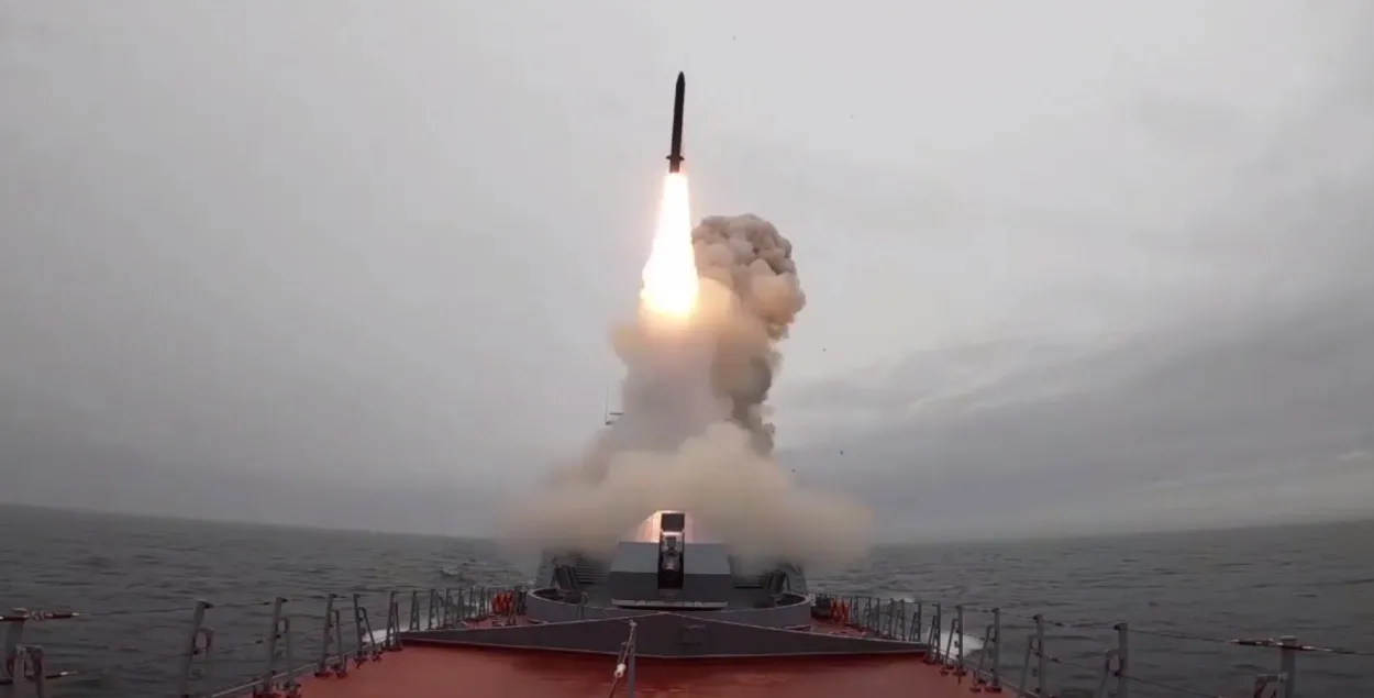 Запуск расійскай ракеты "Калібр" / ілюстрацыйнае фота&nbsp;@mod_russia
