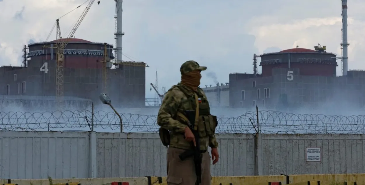 Запарожская АЭС знаходзіцца пад кантролем расійскіх войскаў / Reuters
