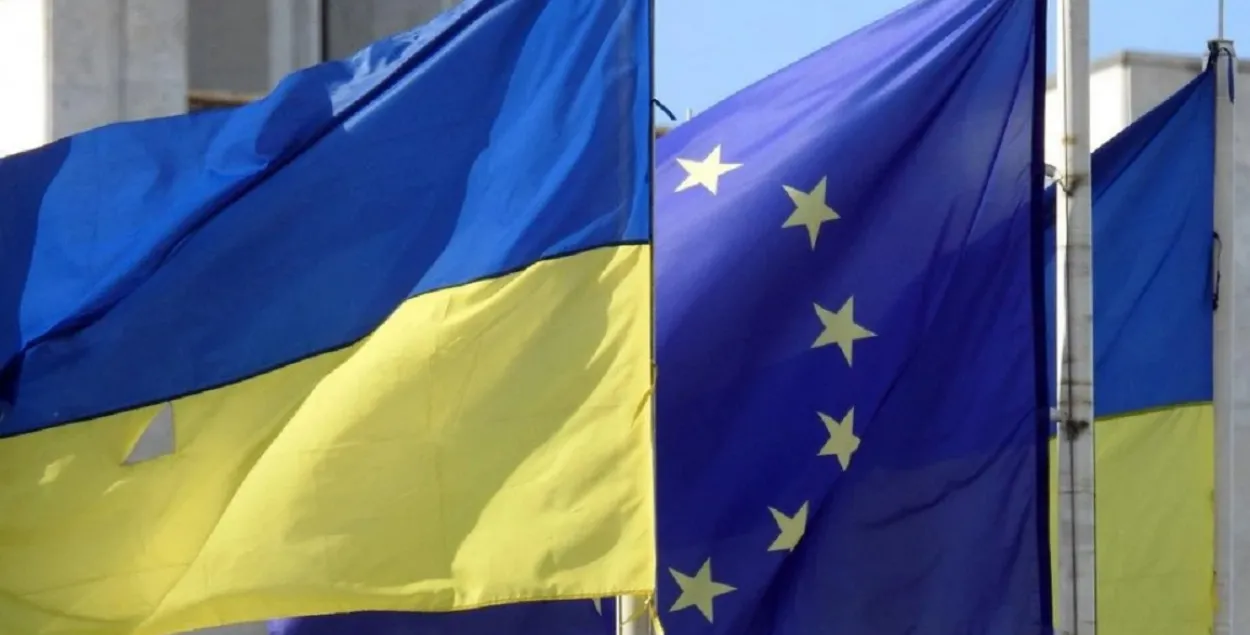 Еўрапарламент рэкамендаваў даць Украіне статус кандыдата на ўступленне ў ЕС
