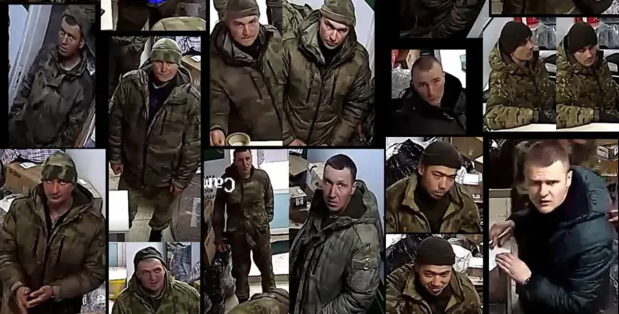 Российские военные в Мозыре / Фото из соцсетей​