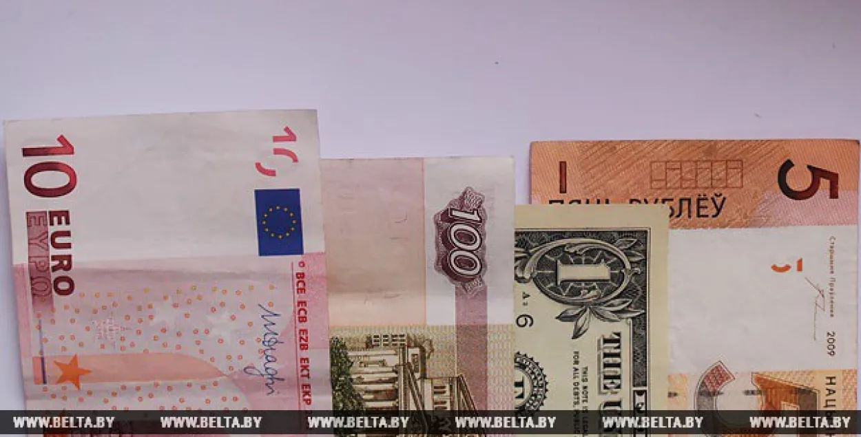 6 жніўня ў Беларусі знізіліся курсы ўсіх асноўных валютаў