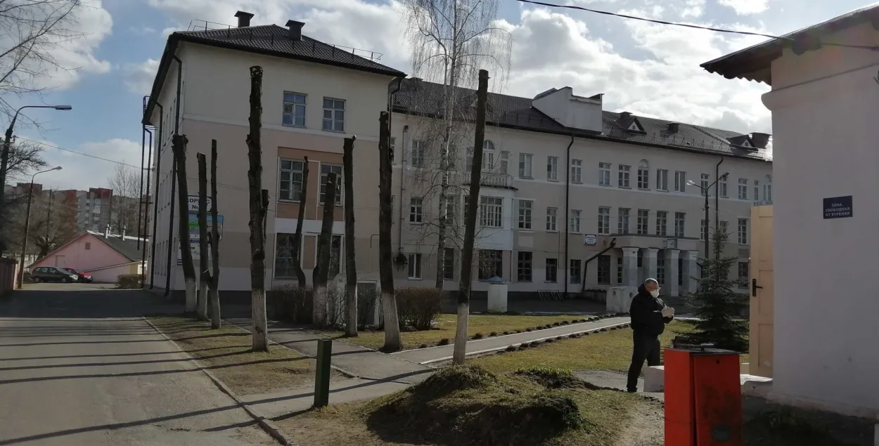 Железнодорожная больница в Витебске, где 30 марта умерла 73-летняя Александра Чепик / Belsat.eu​