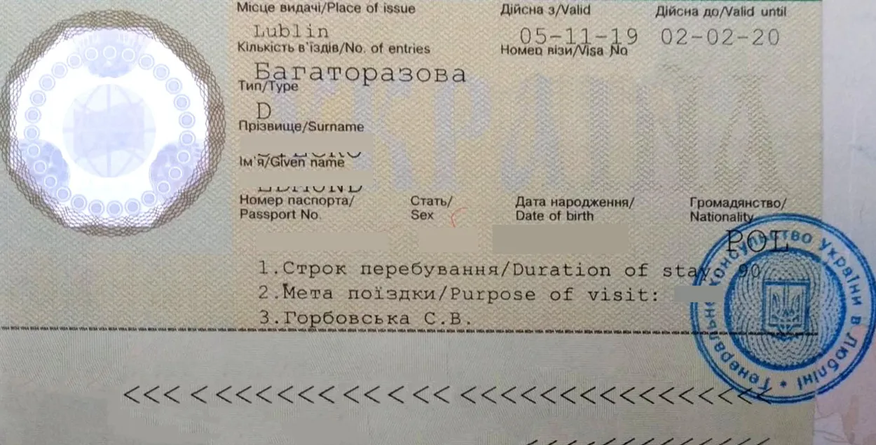 Украинская виза / adalet.com.ua