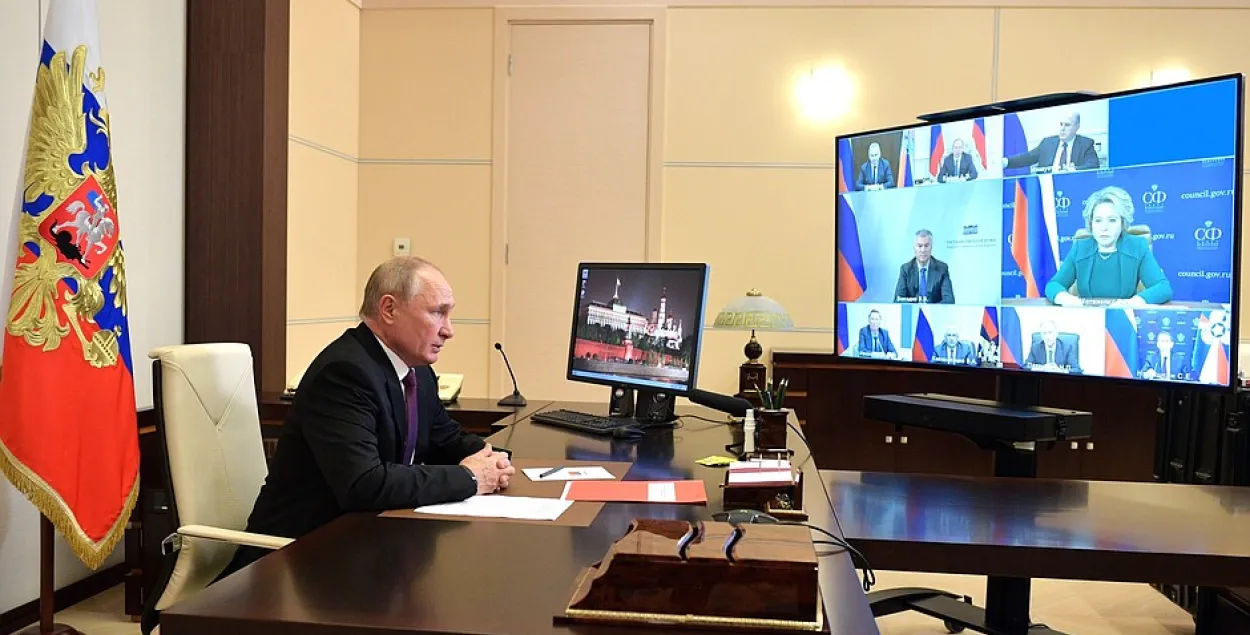 Совещание проходило в формате видеоконференции​&nbsp;/ kremlin.ru