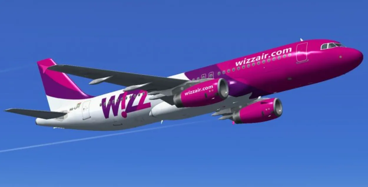 Лоукостэр Wizz Air можа наладзіць рэйс з Венгрыі ў Беларусь