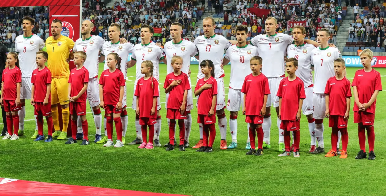 За выхад на Еўра-2020 беларускія футбалісты атрымаюць больш за 7 млн еўра