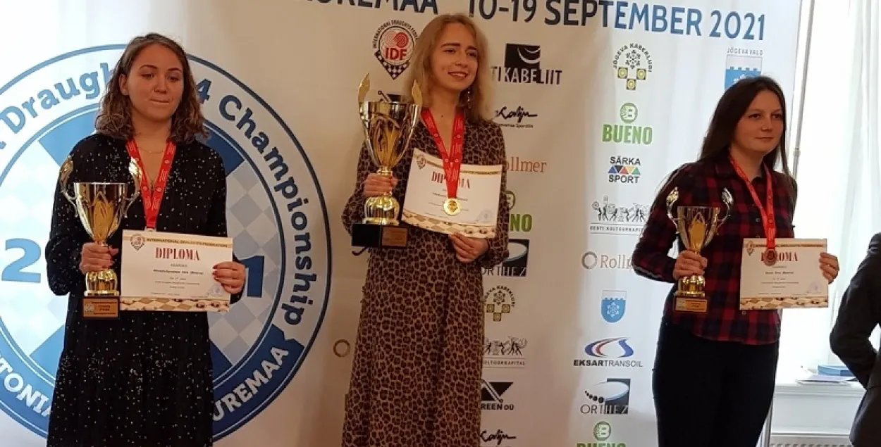 Белоруска Яна Якубович победила на чемпионате Европы по шашкам
