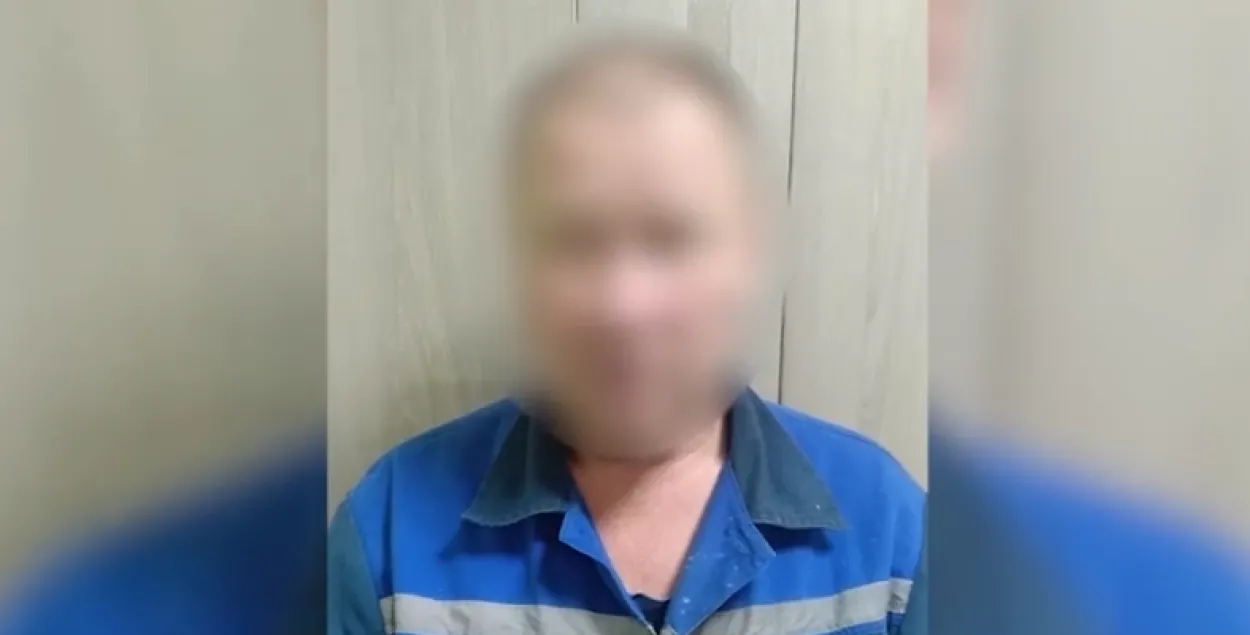 Задержанный слесарь / Скриншот с видео МВД​