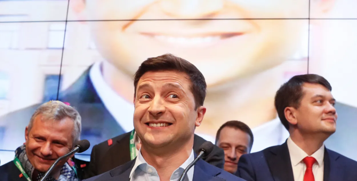 Владимир Зеленский после победы на президентских выборах / Reuters​