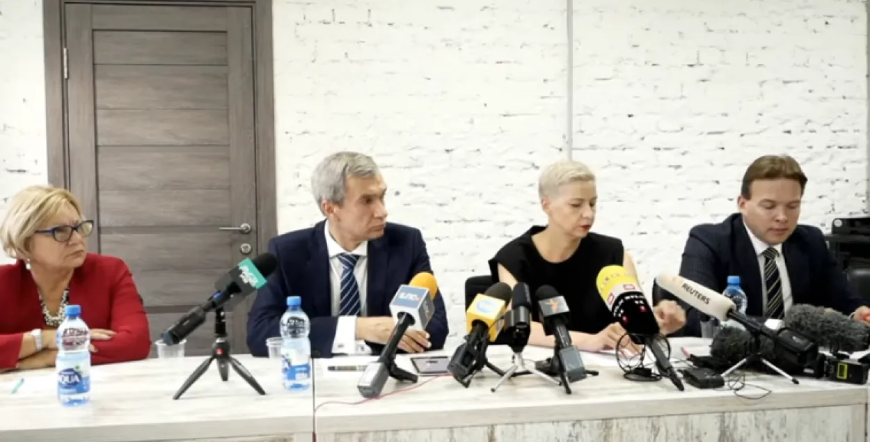 Члены Координационного совета в Минске в августе 2020-го​ 