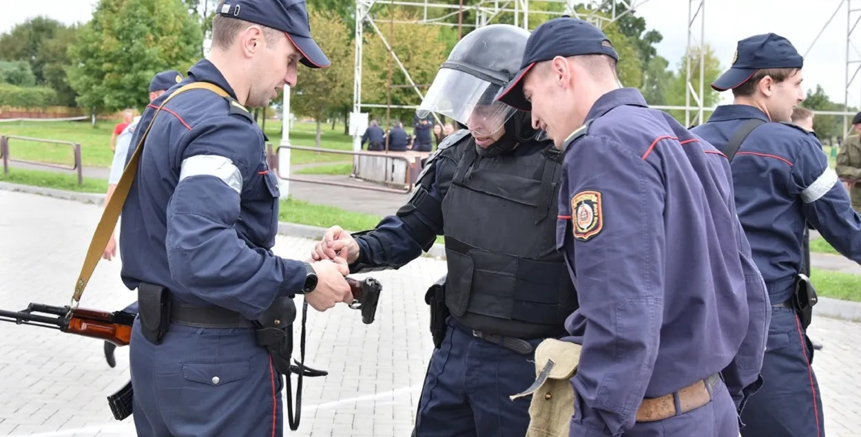 Милиционеры из Гродненской области
