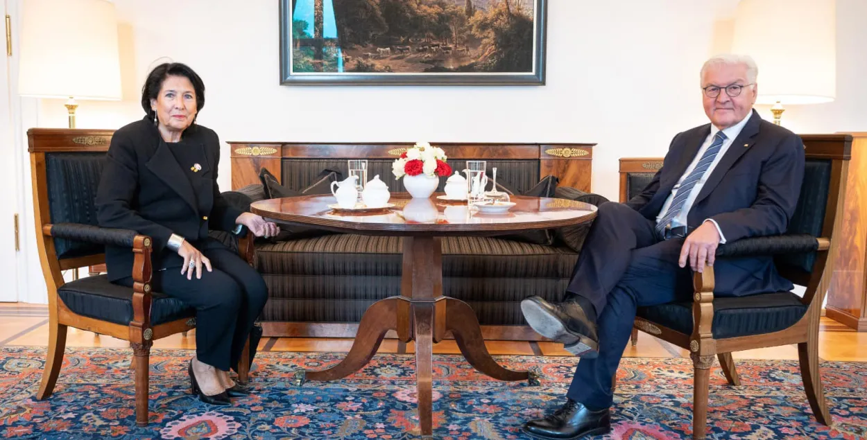 Президент Грузии Саломе Зурабишвили встретилась в Германии с немецким коллегой Франком Вальтером-Штайнмайером / facebook.com/zourabichvilisalome