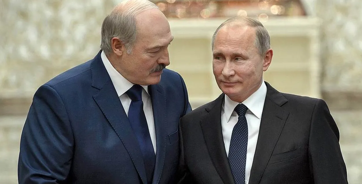 Аляксандр Лукашэнка і Уладзімір Пуцін