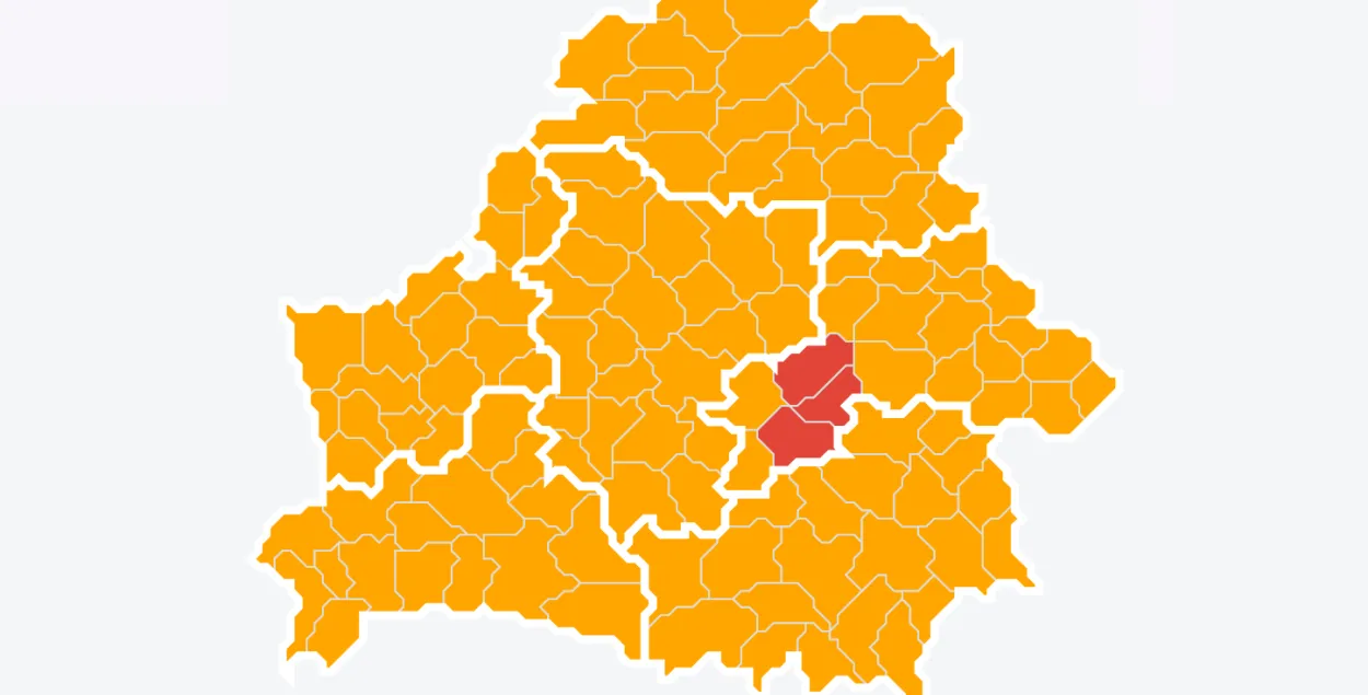 Карта брянска и области по районам