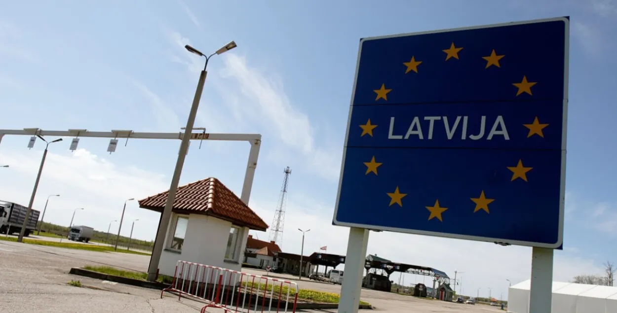 Граница Латвии, иллюстративное фото
