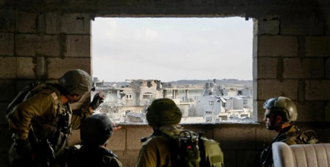 Израильские военные в секторе Газа