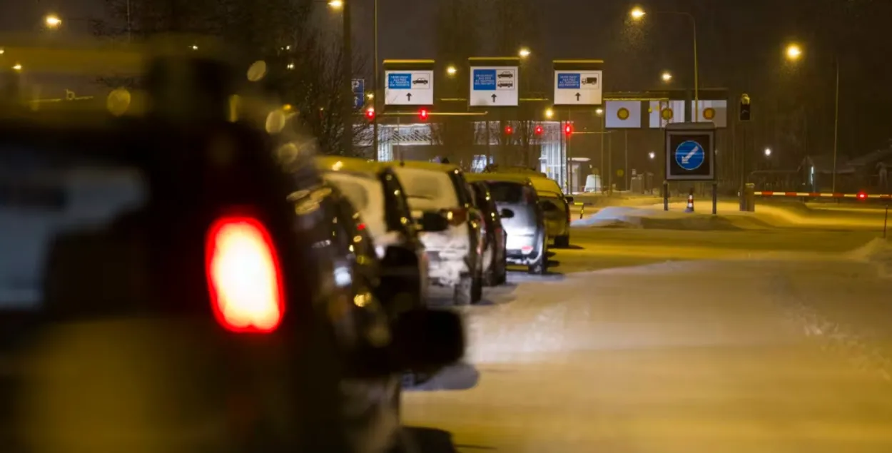 У пункце пропуску на фінска-расійскай мяжы