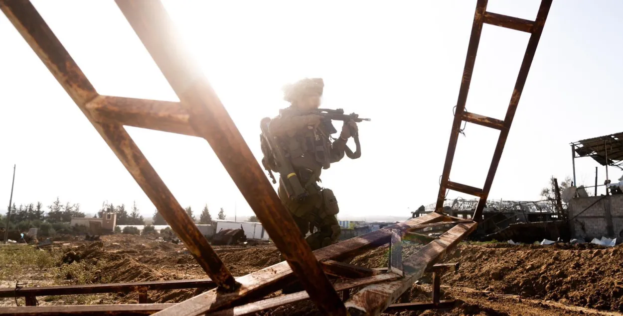 Израильский военный в секторе Газа