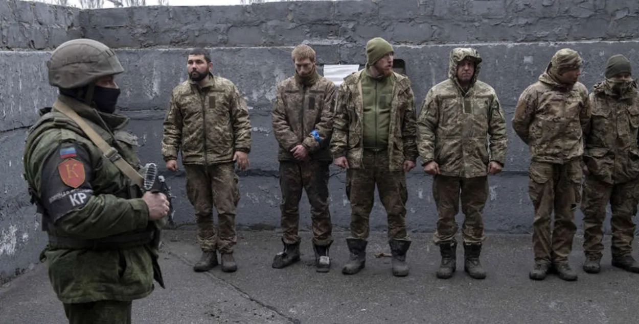 Украинцы в российском плену, иллюстративное фото
