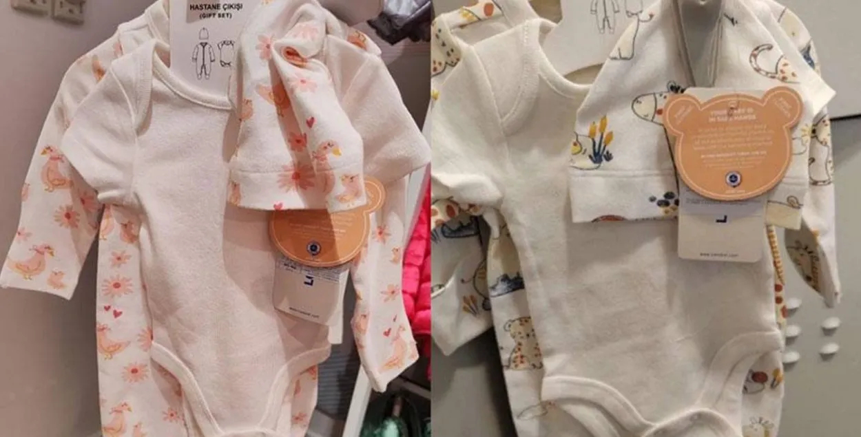 Одежда для младенцев имеет швы внутри, а они должны быть снаружи
