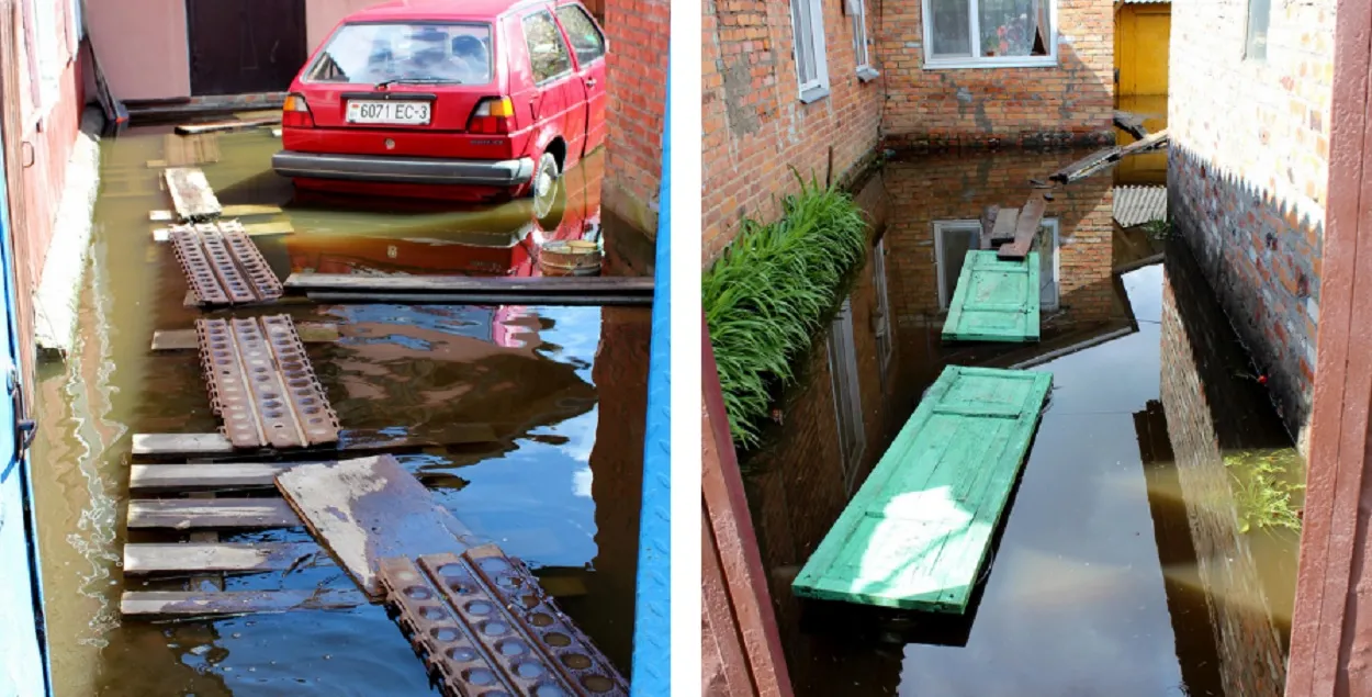 В Речице вода затопила автомобили и даже некоторые жилые помещения |  Новости Беларуси | euroradio.fm