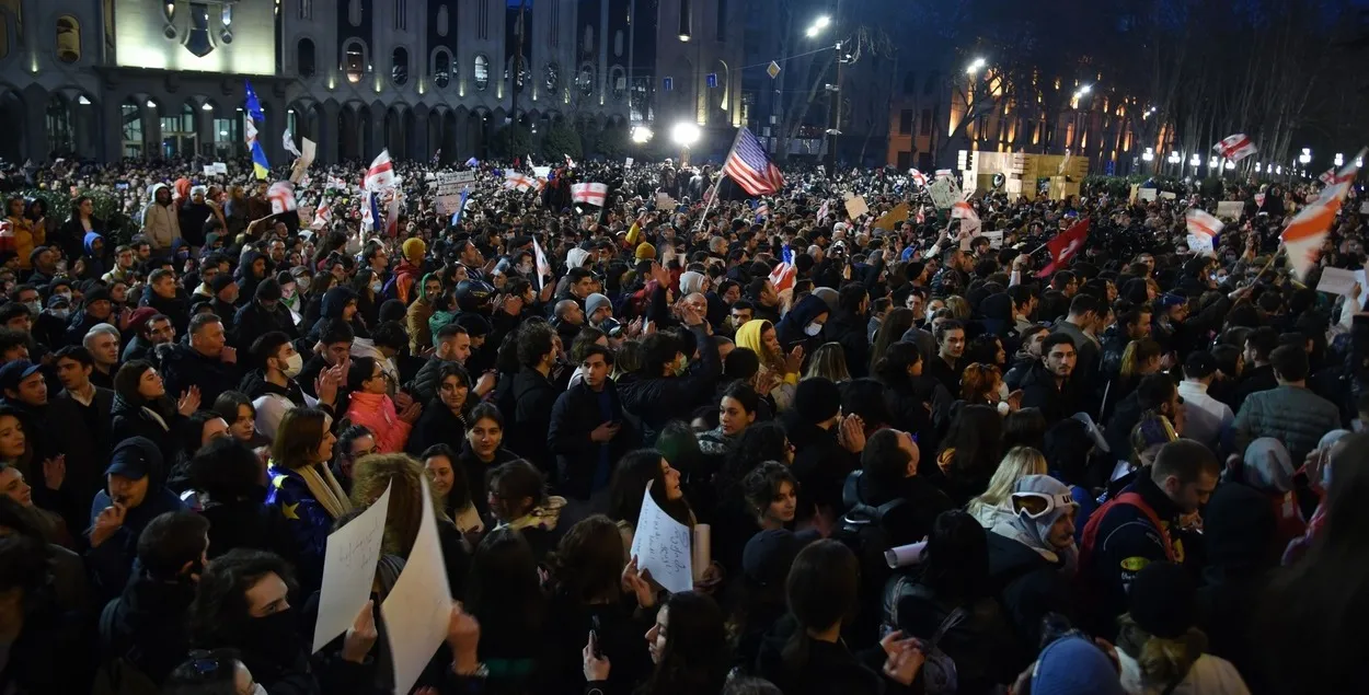 Протесты в Грузии
