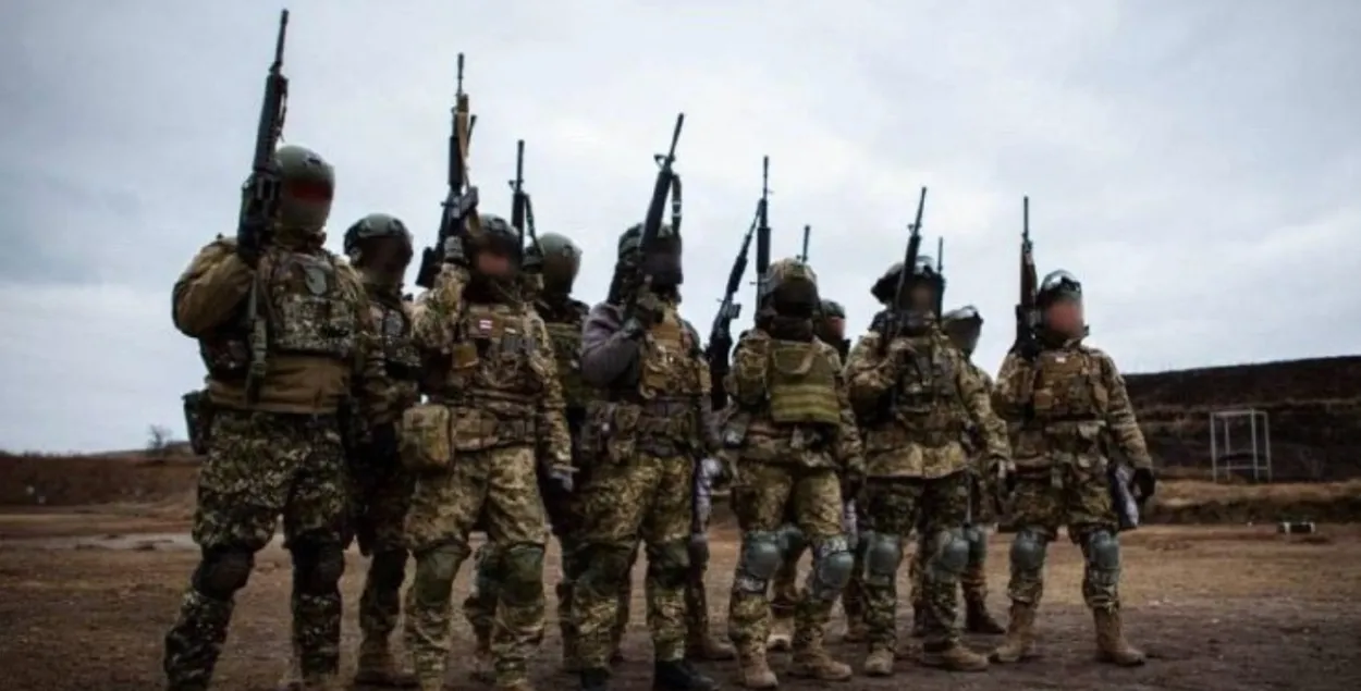 Бойцы отряда "Атом" в Украине, весна 2023-го
