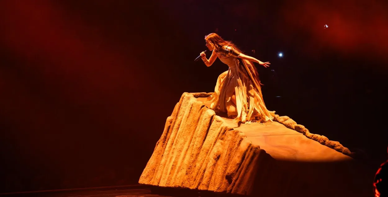 Украинская исполнительница Джерри Хейл на сцене "Евровидения-2024"&nbsp;
