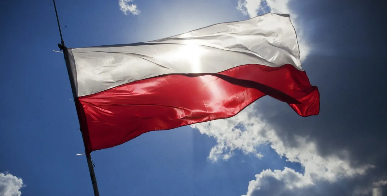Флаг Республики Польша
