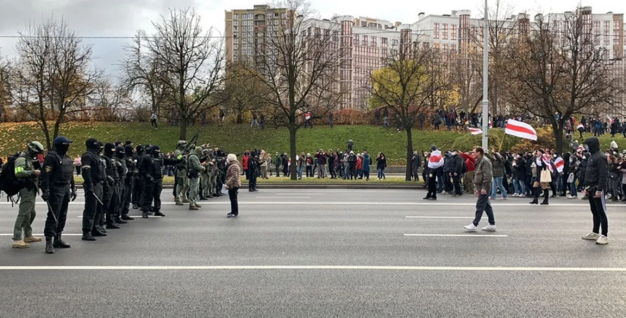 Протесты 2020-го в Минске
