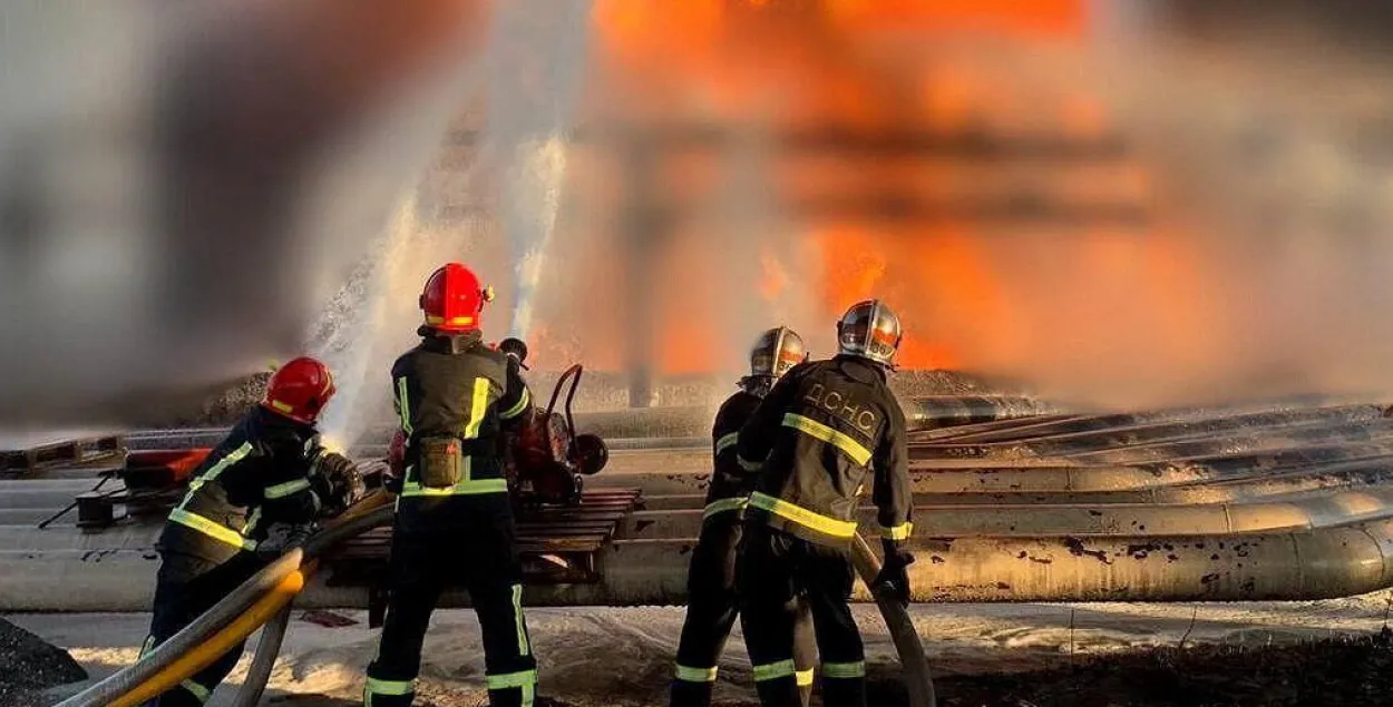 Пожар на предприятии в Киевской области&nbsp;

