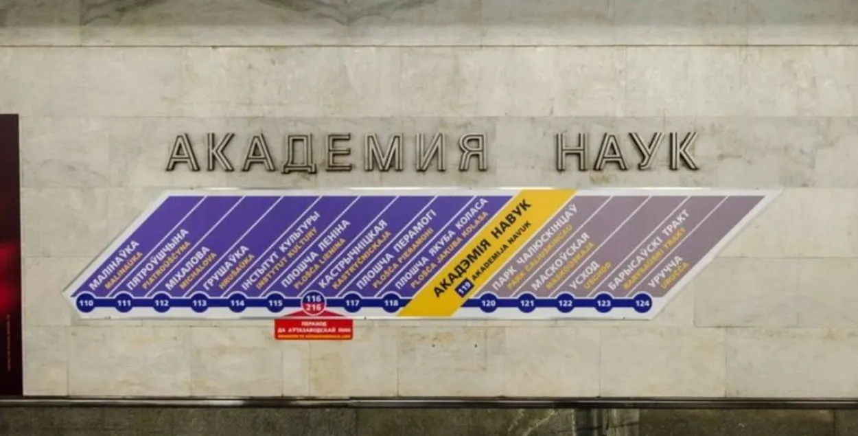 Станция метро "Академия наук"
