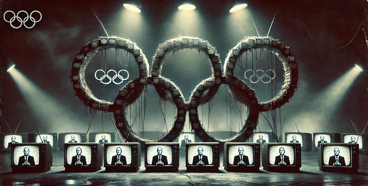 Пропаганда про Олимпиаду в Париже