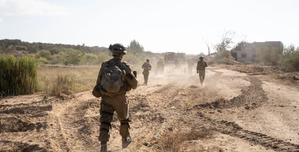 Ізраільскія вайскоўцы на поўдні Лівана
